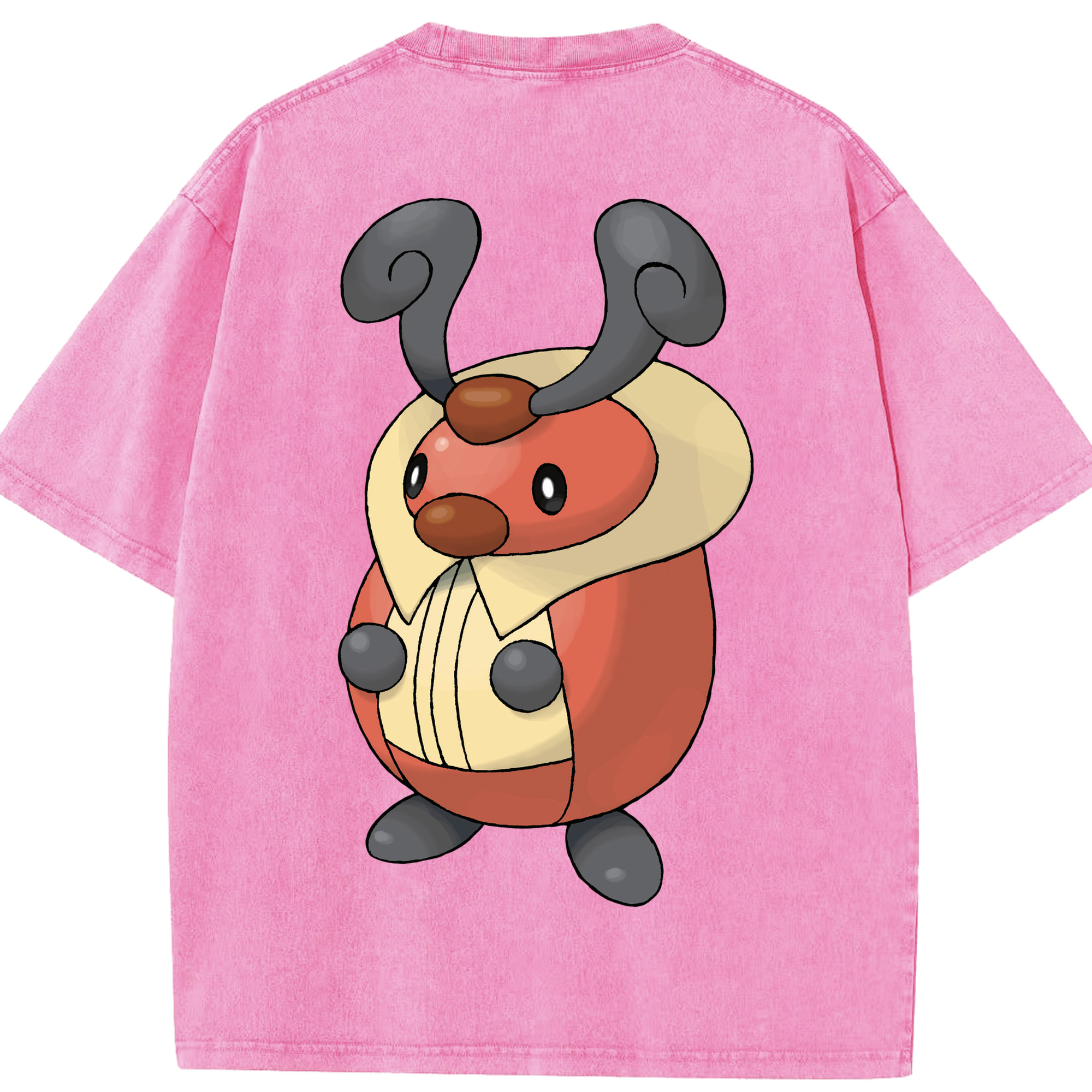 （画像用） ポケットモンスター Pokémon 綿100% ヴィンテージ風 半袖Tシャツ（背面プリント）
